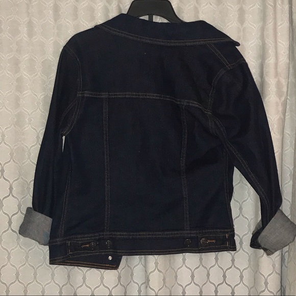Old Navy Dark Denim Jacket - Picture 2 of 3
